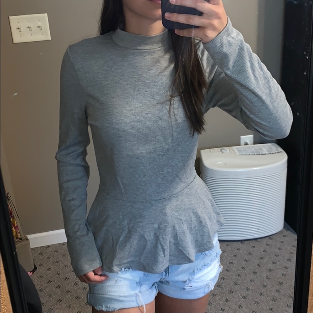 Gray flow Sweater